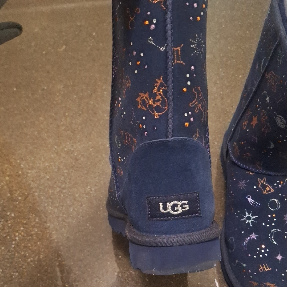 Ugg Navy Celestial Pattern Boots - image 5